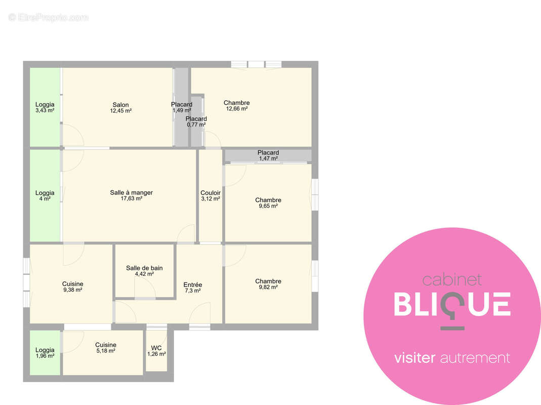 Appartement à VANDOEUVRE-LES-NANCY