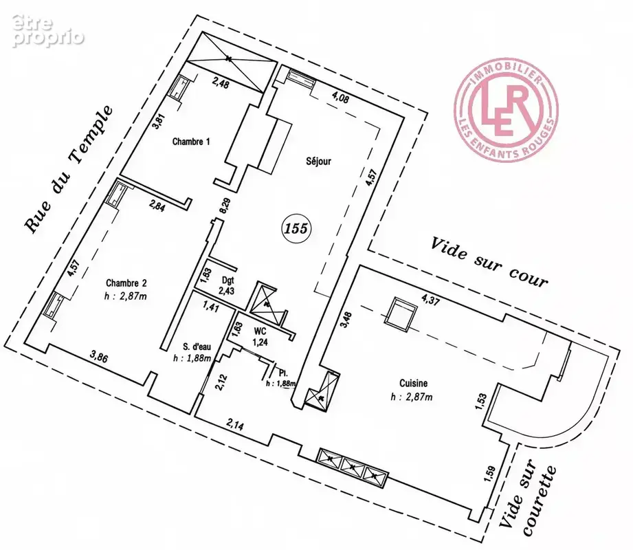 Paris 3ème – Appartement 4 pièces au dernier étage avec ascenseur - photo 11
