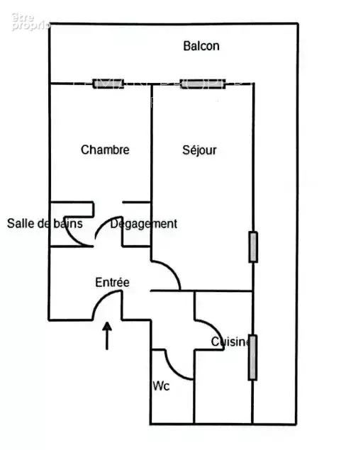 Appartement T2 de 62 m2. terrasse de 22 m2 PARKING - photo 25