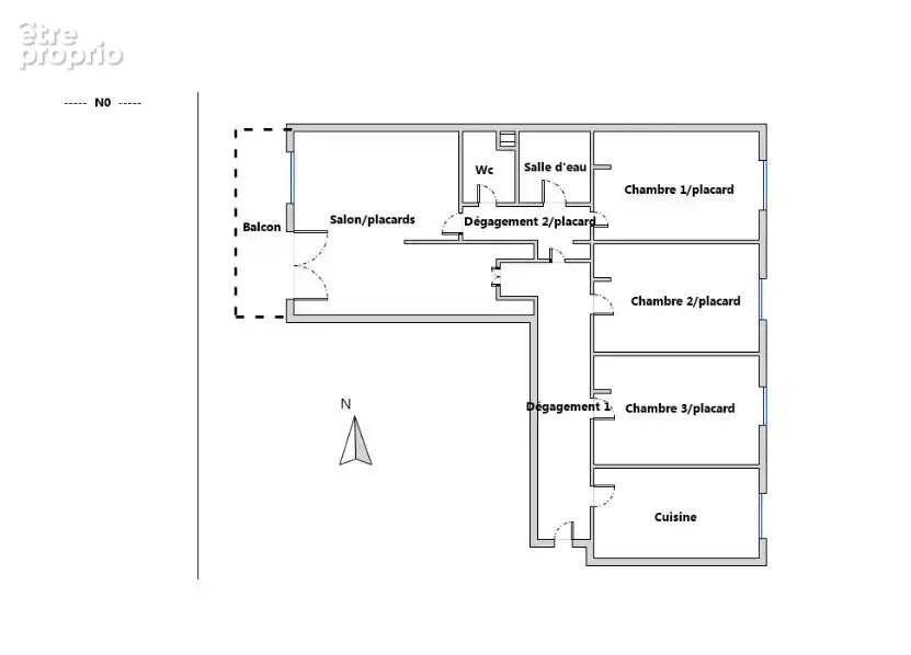 République Villeurbanne - Spacieux T5 traversant de 105 m² avec balcon, cave et stationnement - photo 16