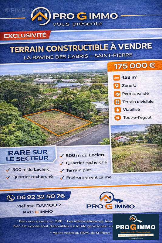 Terrain à SAINT-PIERRE