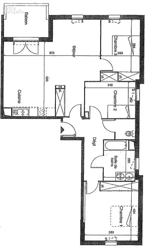 Croix daurade - appartement t4 - photo 10