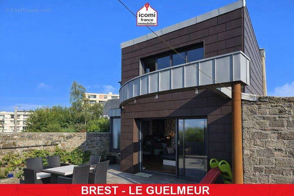 Finistere - brest (29200) - a vendre - maison de 150 m² avec extension contemporaine - espace de vie +60 m² - 3/4 chambres - jar - photo 4