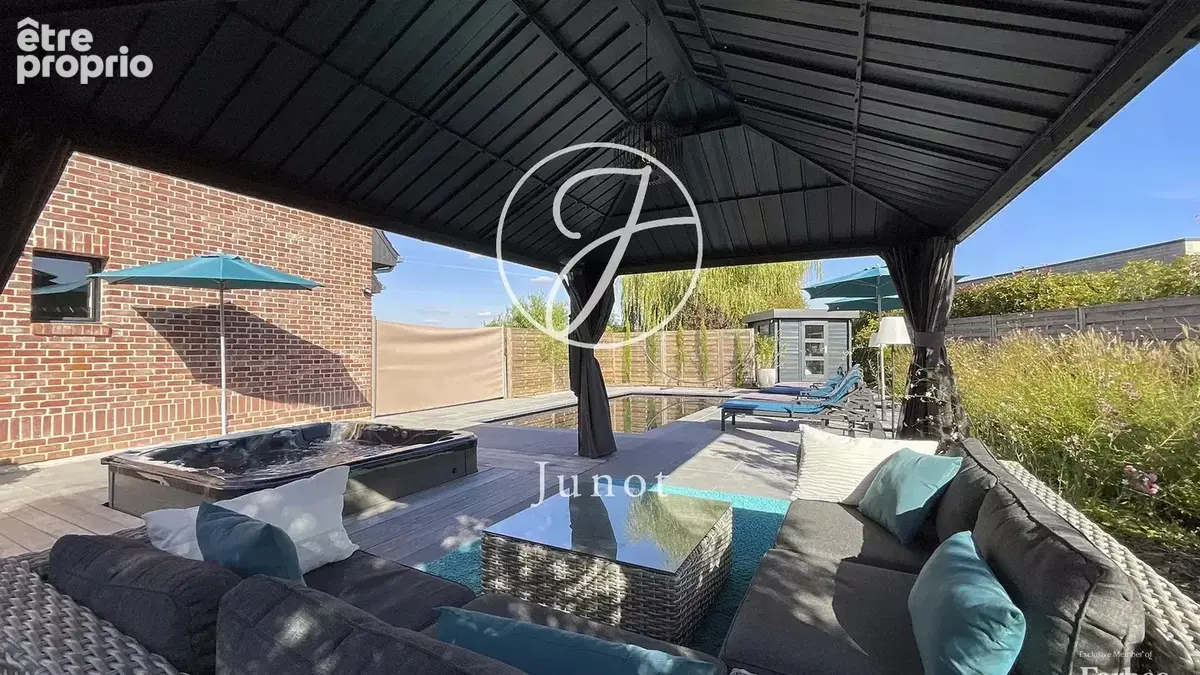 Mérignies – GOLF –  Demeure d'exception  – 7 pièces – 290m² -  5 chambres – Piscine – Jacuzzi– Garage et parkings - photo 9