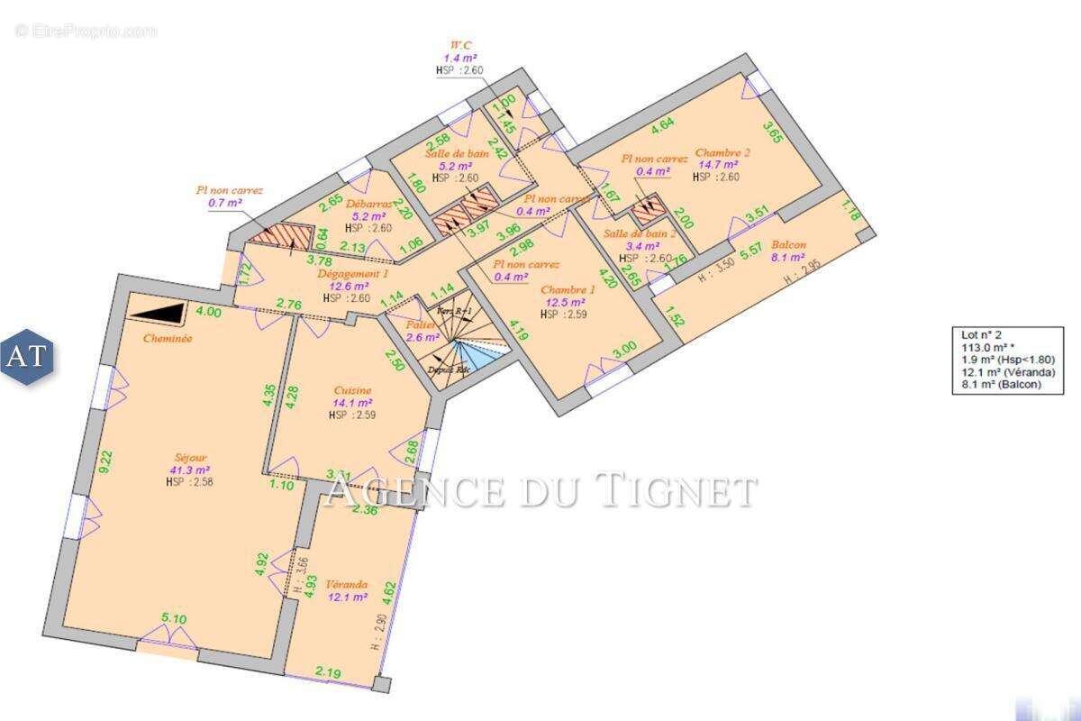 vente appartement 5 Pièce(s) - photo 20