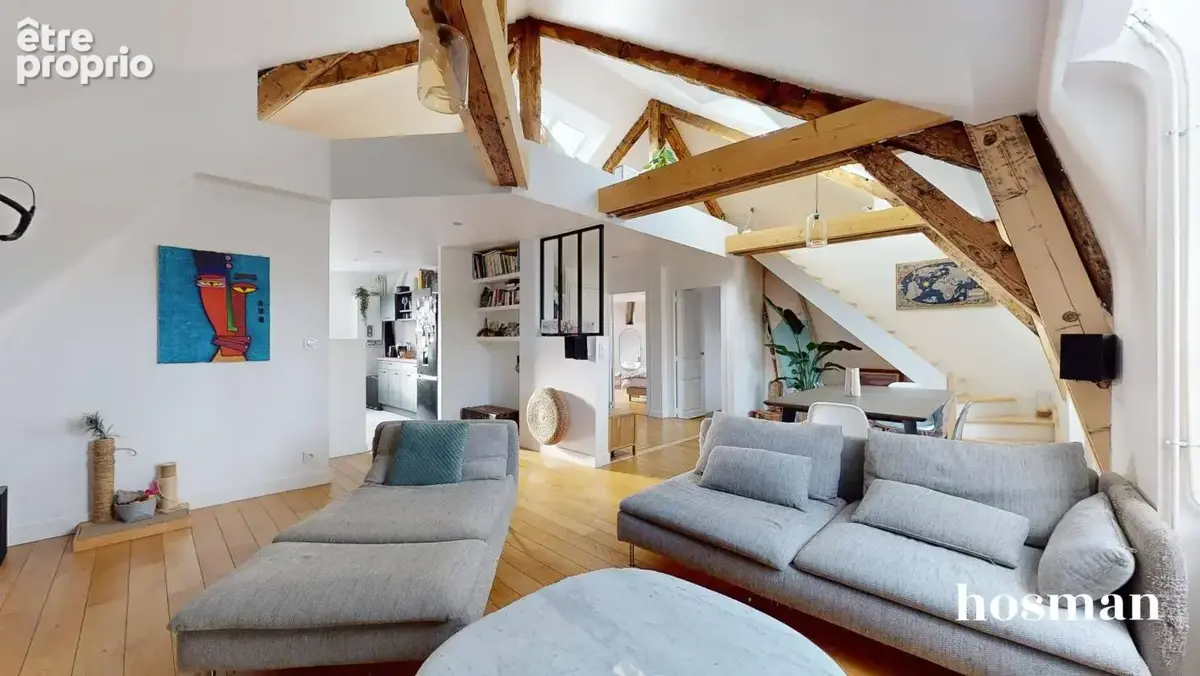 Coup de coeur ! Duplex lumineux de 121,14 m2 au sol - Quartier Chantenay - 44100 Nantes - photo 2