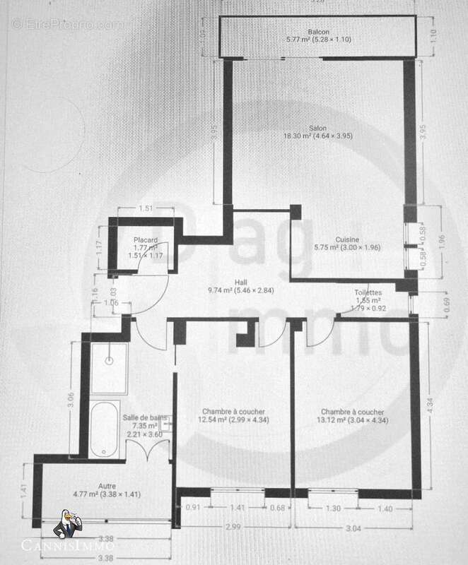 Appartement à LE CANNET