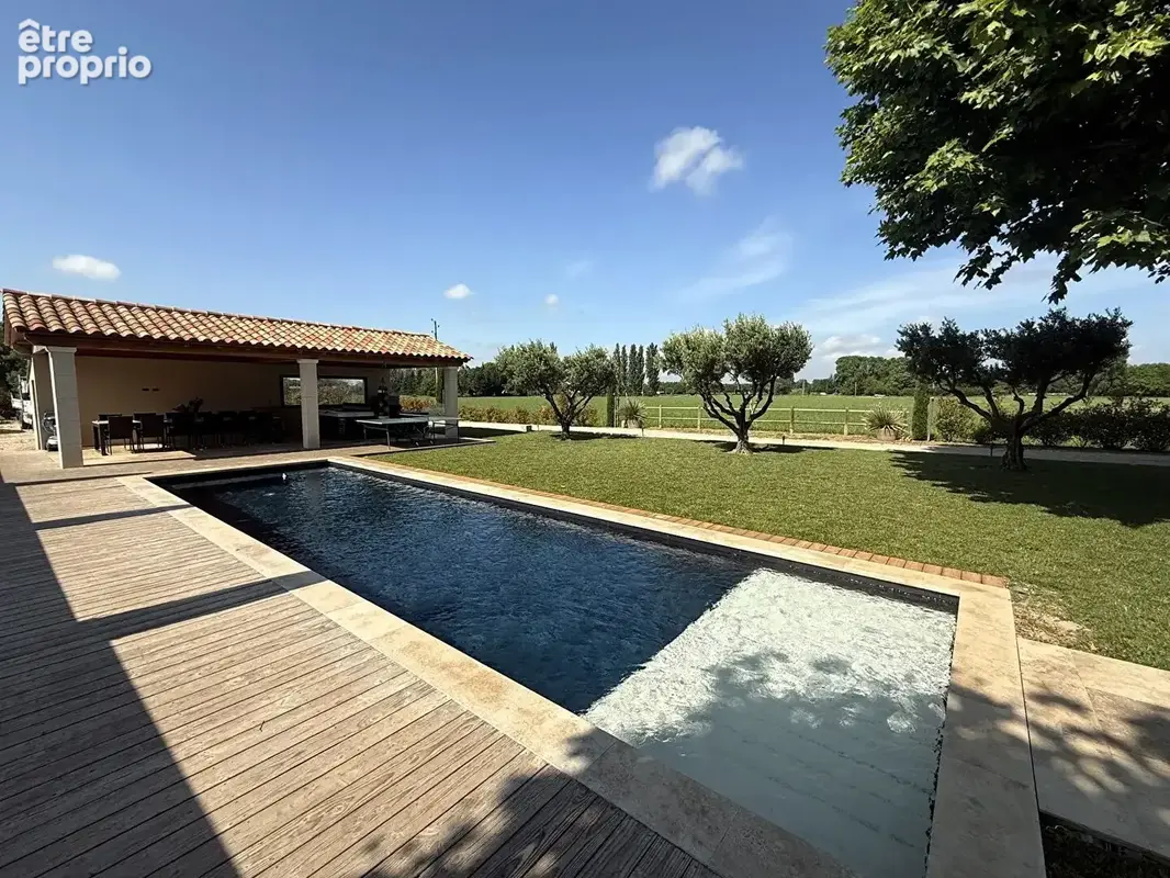 Raphèle-lès-Arles Mas de charme rénové avec piscine, beaux volumes et terrain arboré - photo 13