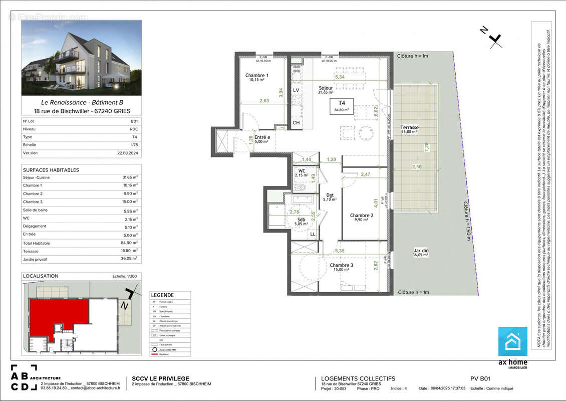 Appartement à GRIES