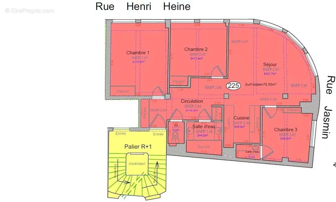 Appartement à PARIS-16E