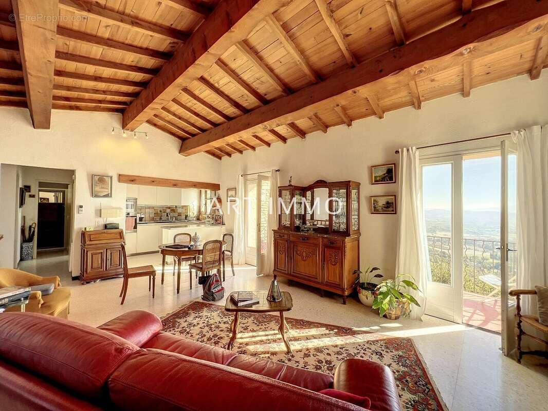 À vendre à gordes maison en pierre avec vue exceptionnelle - photo 4