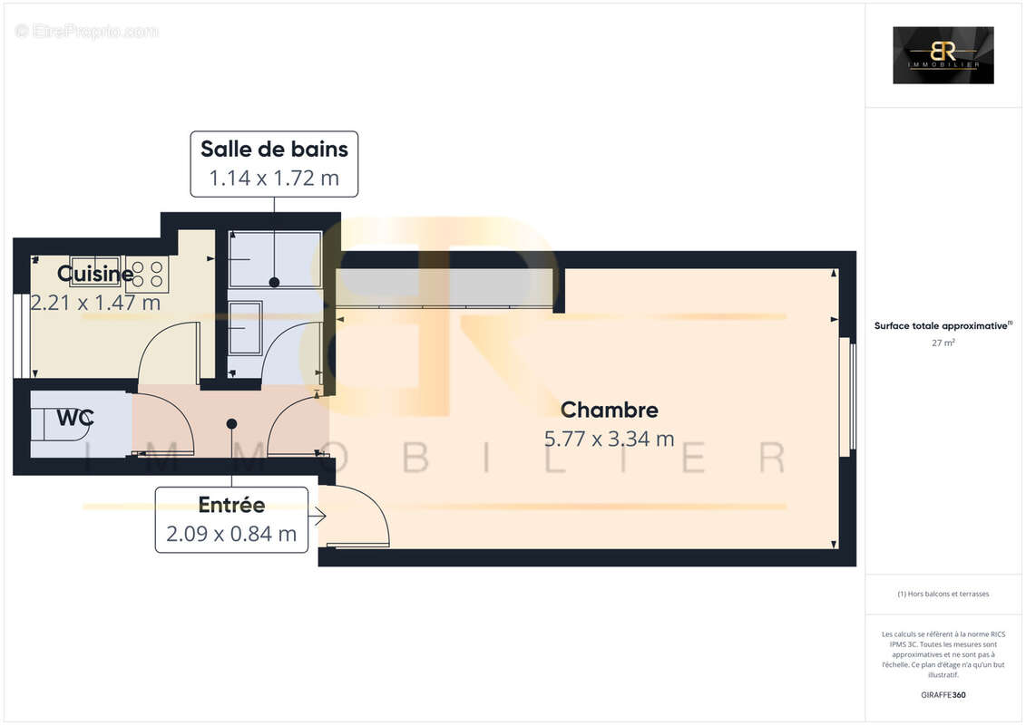 Appartement à PARIS-3E