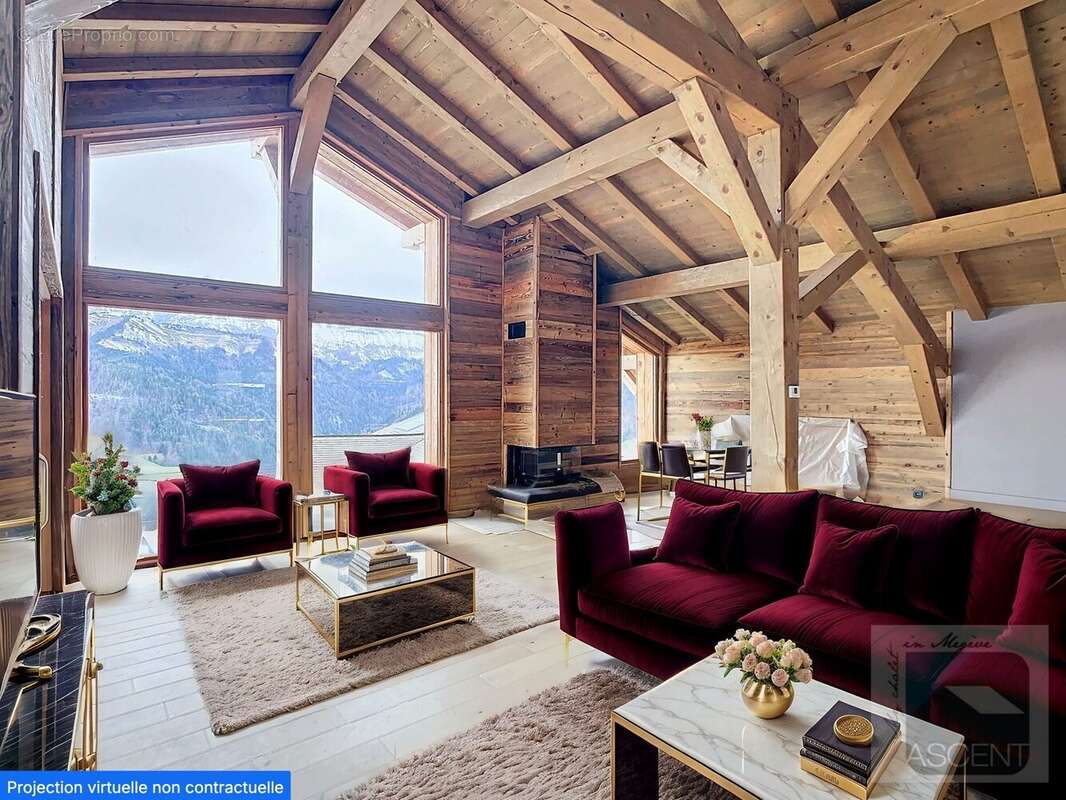 Salon - Photo non contractuelle - Maison à CREST-VOLAND