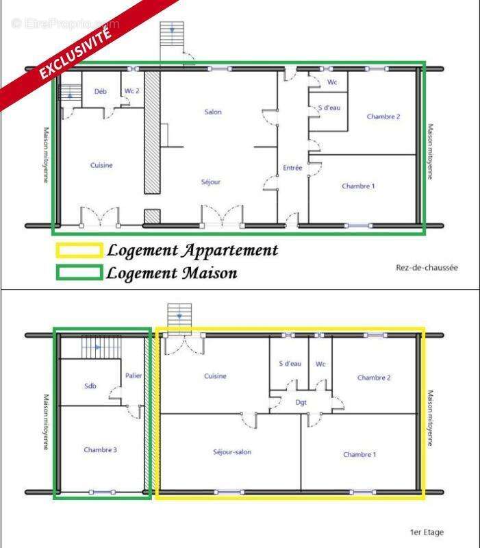 Bourg de Saint Domineuc - 35190 - Maison 3 chambres et Appartement Type 3 - photo 15