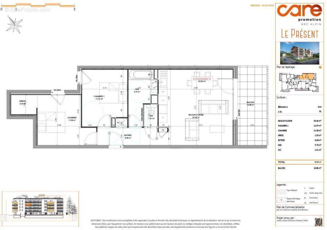 Appartement à COGNIN