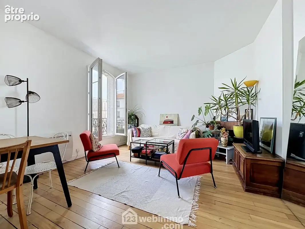 Double séjour avec cheminée