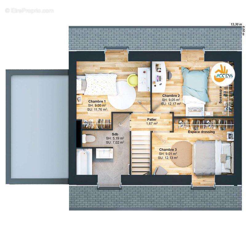Maison 5 pièces 86 m2 - photo 6