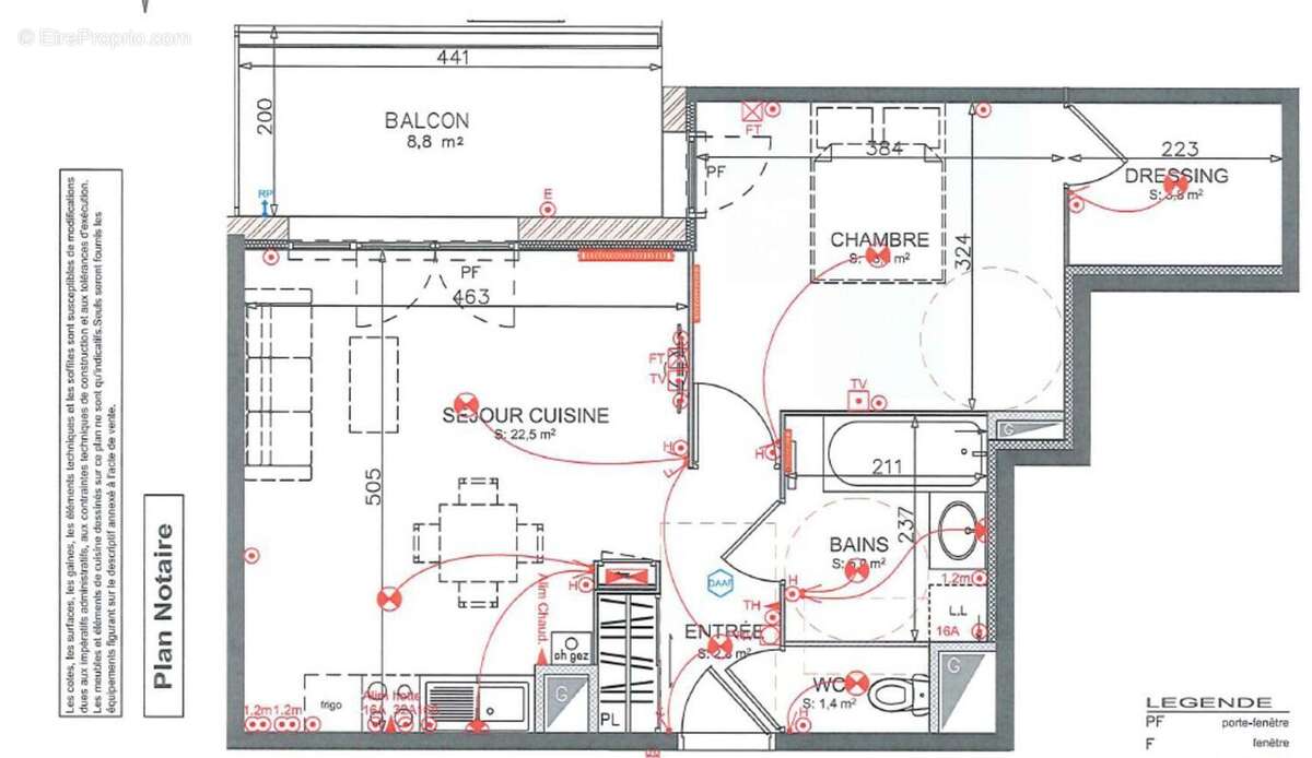 Appartement 48 m² à Lentilly  - photo 8