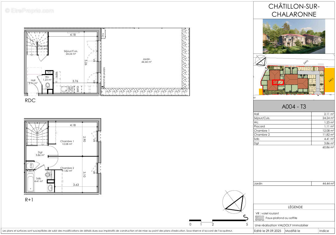Appartement à CHATILLON-SUR-CHALARONNE