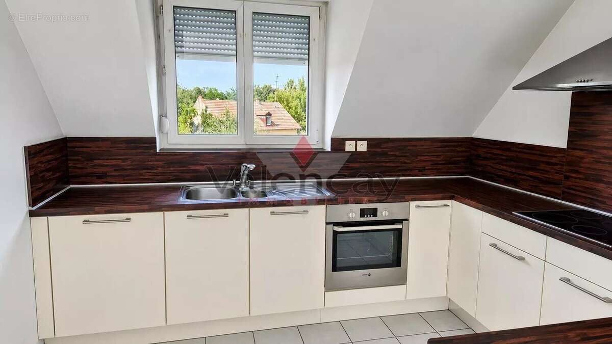 Illzach 2P  lumineux avec terrasse -garage- parking et cave - photo 3