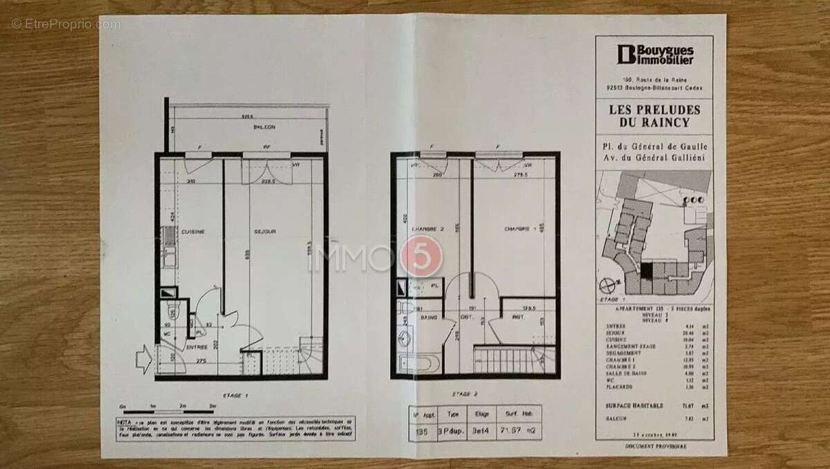 Appartement à LE RAINCY