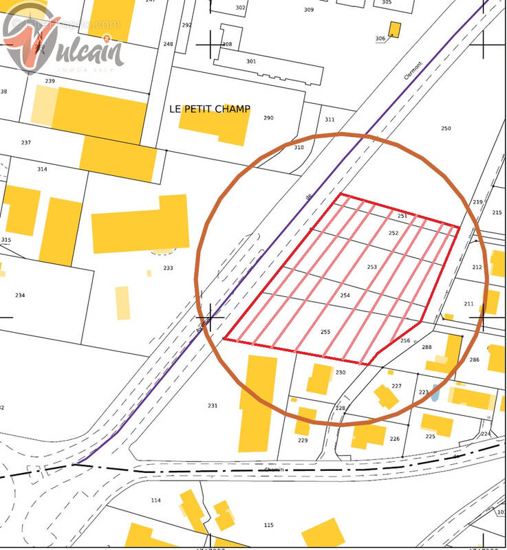 Terrain à PONT-DU-CHATEAU
