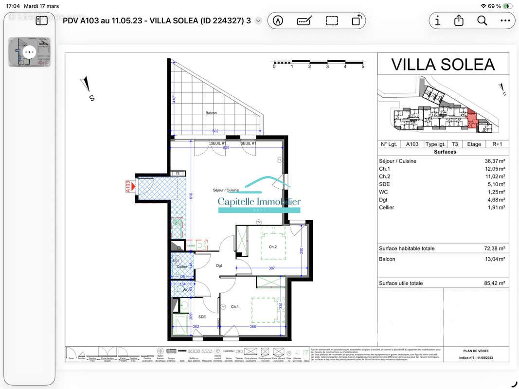 Appartement à VIC-LA-GARDIOLE