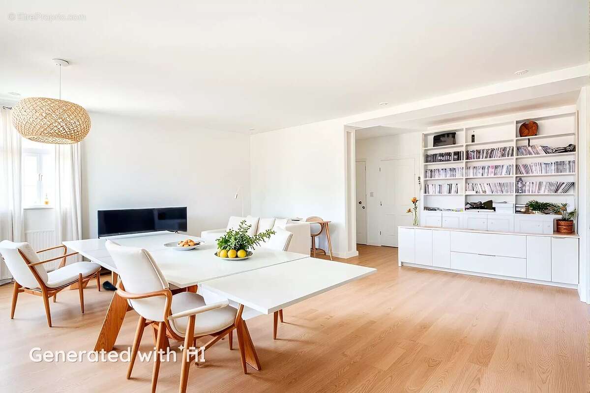 Vue sur la tour Eiffel et terrasse pour cet appartement de 73m². - photo 3