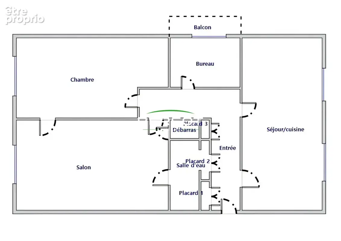 Appartement T3/4 avec balcon quartier Chaprais à Besançon - photo 11