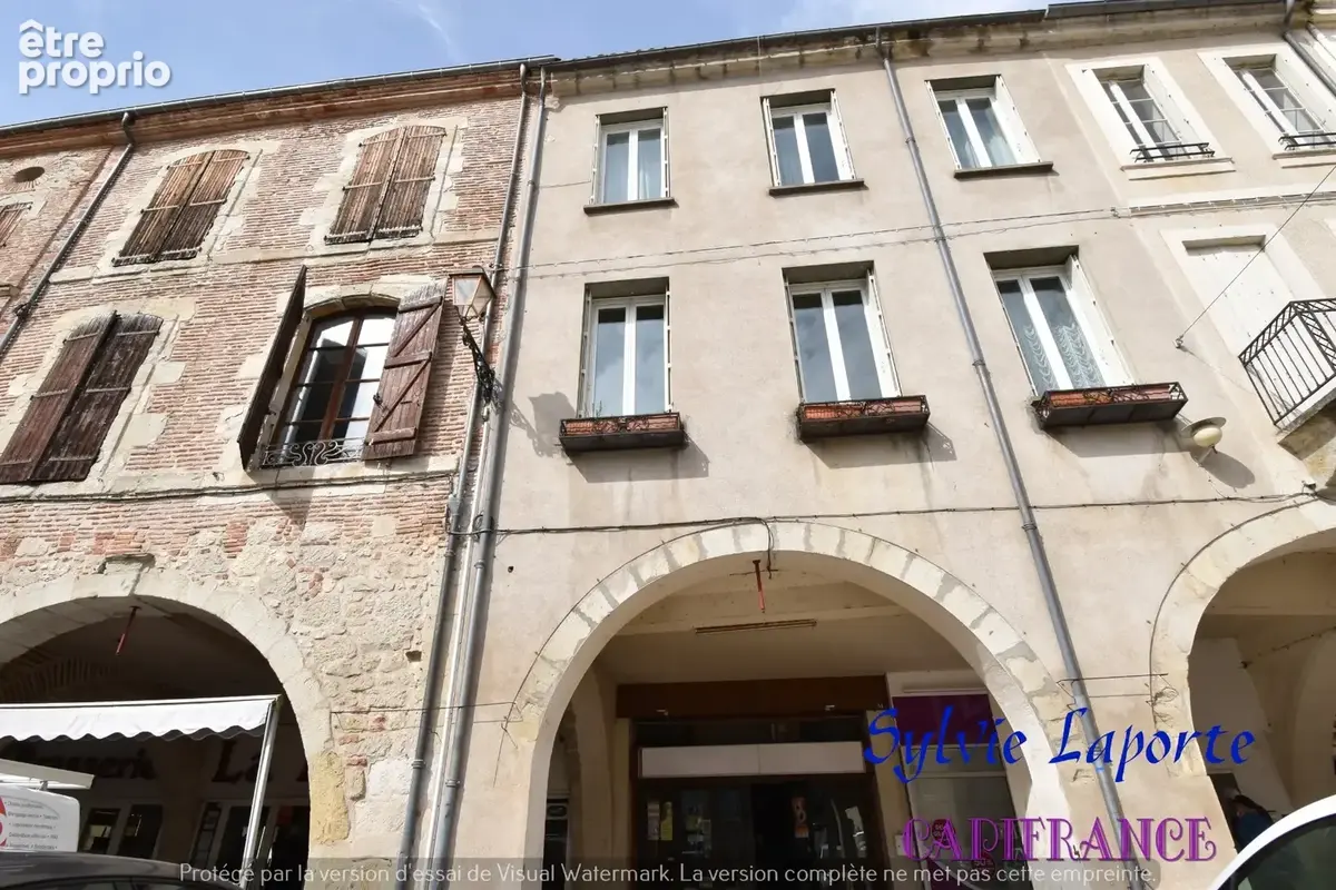 Dpt Lot et Garonne (47), à vendre VILLENEUVE SUR LOT appartement T11, avec local commercial et rapport locatif, idéal investisse - photo 2