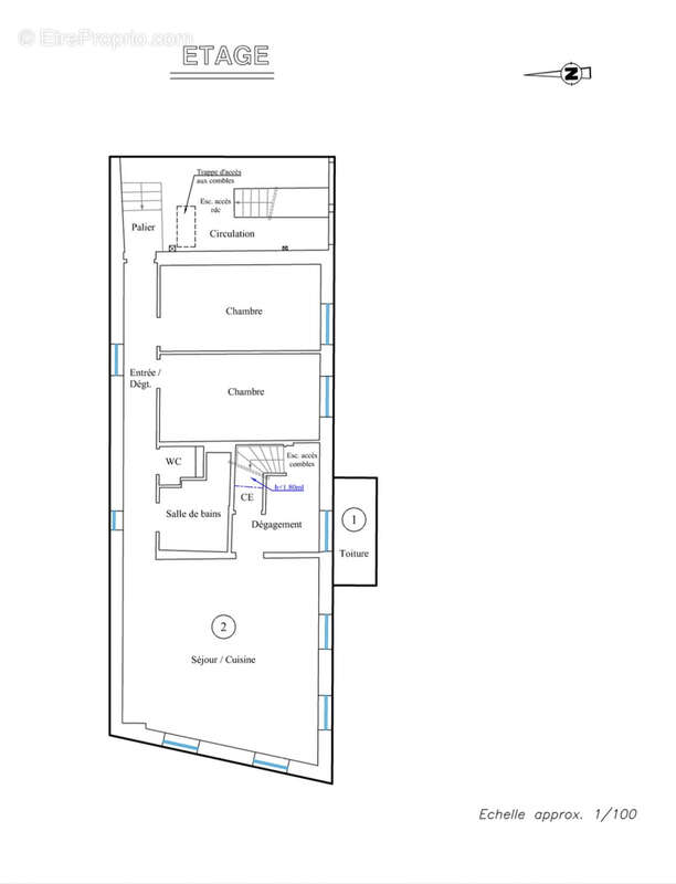 Hoerdt, Beau F3 de 76m2 + 45m2 de combles. - photo 5