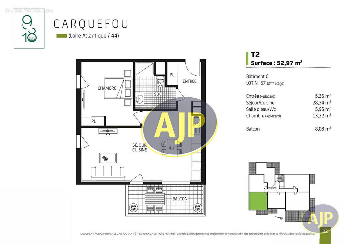 Appartement à CARQUEFOU