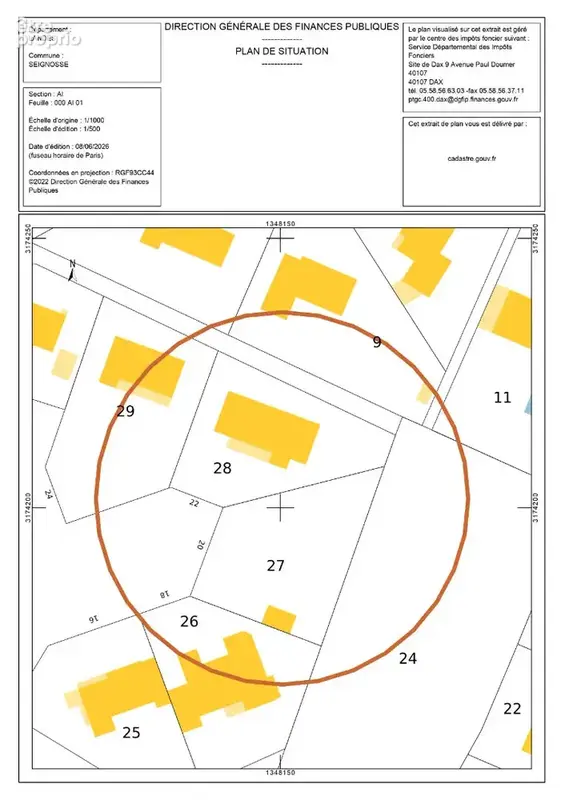 Seignosse Terrain à bâtir de 679m² au calme. 30% emprise-R+1 - photo 2