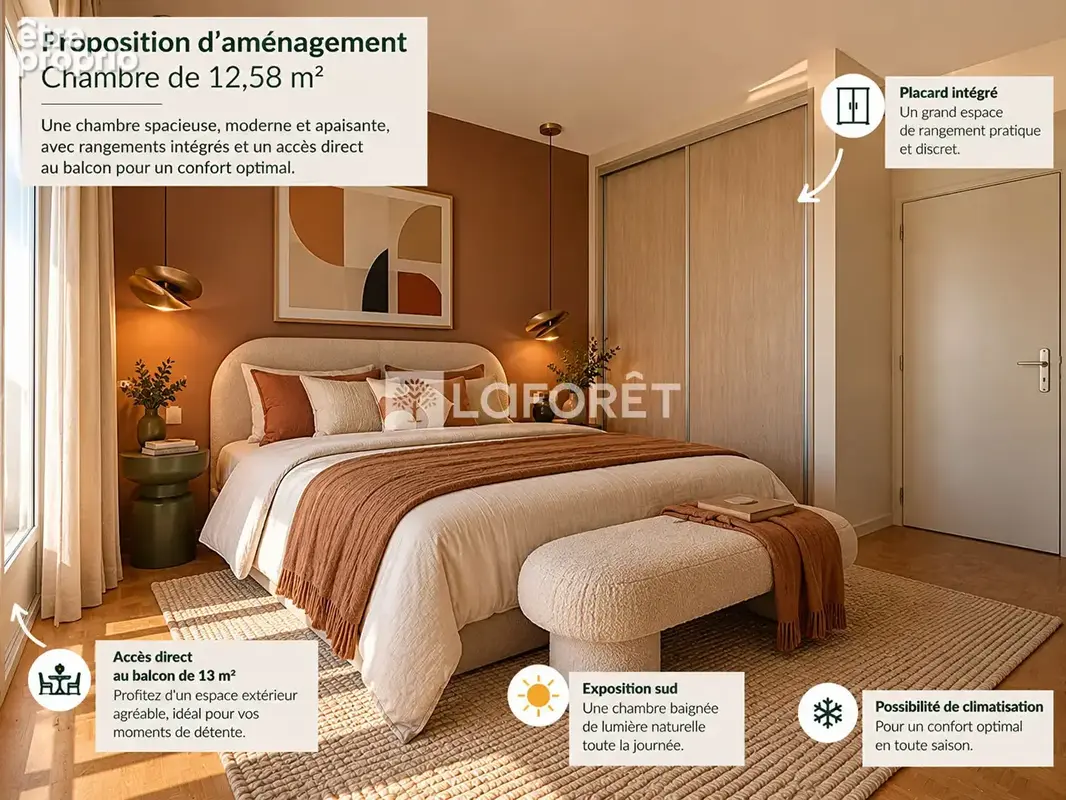 Grand t3 avec balcon traversant metro cuire - photo 8