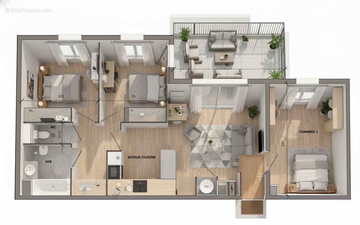 Appartement à BEZIERS