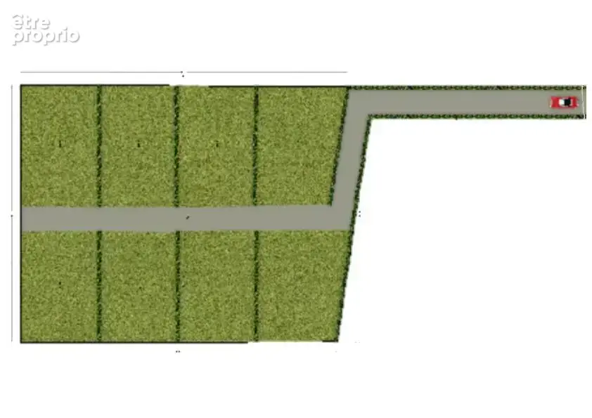 1868 m2 constructibles en plein coeur de St-Gildas-des-Bois - photo 2