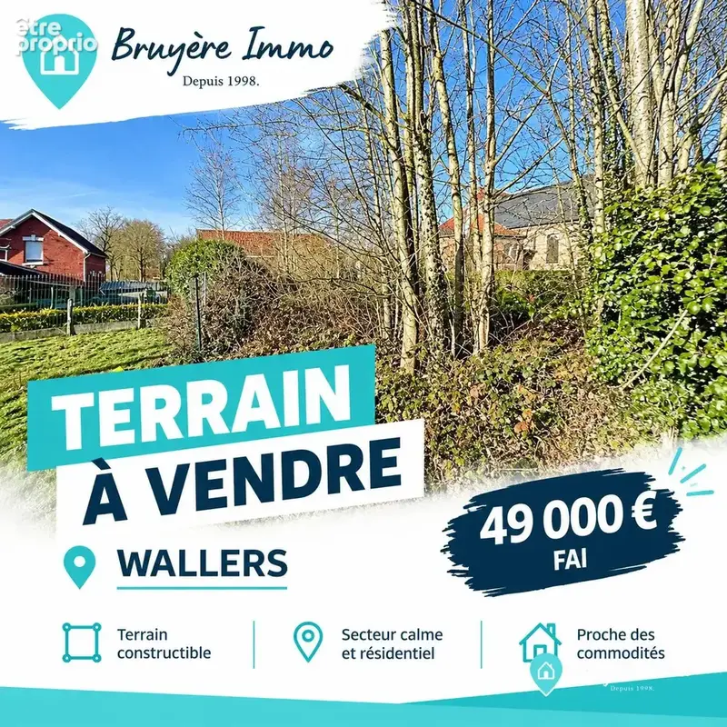 Terrain à WALLERS