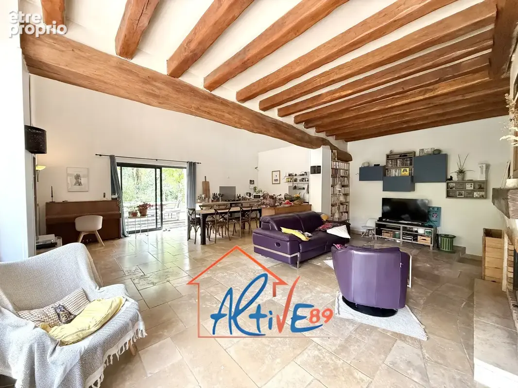Maison ancienne de caractère au calme avec terrain arboré à Poilly-sur-Tholon - photo 3