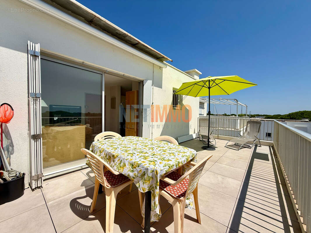 Studio 4 places dernier étage - terrasse 20 m2 + parking - photo 7