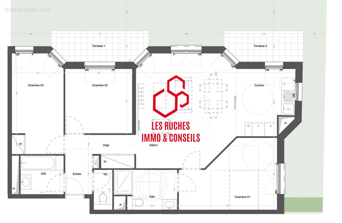 Appartement à CHATENAY-MALABRY