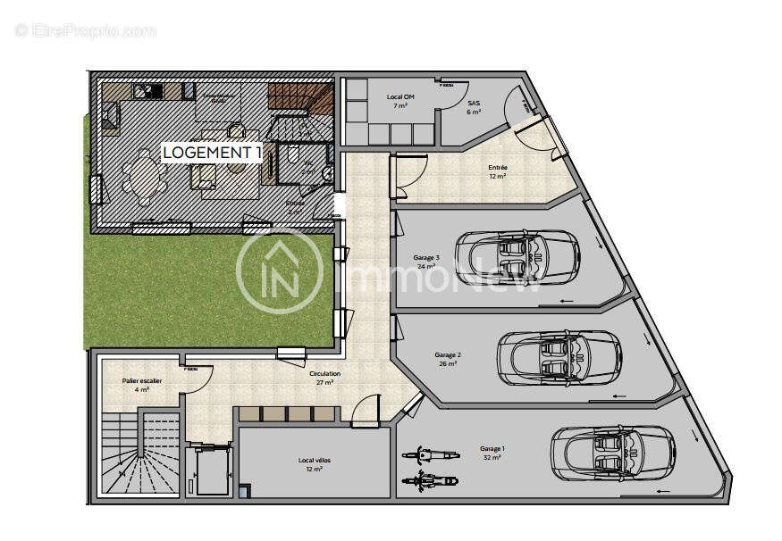 Appartement en vefa dans residence de standing, terrasse - 2 chambres - granville centre- - photo 7