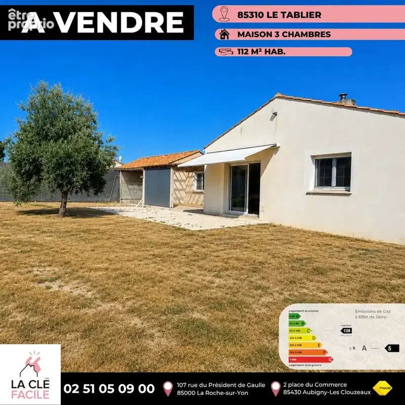 Maison à LE TABLIER