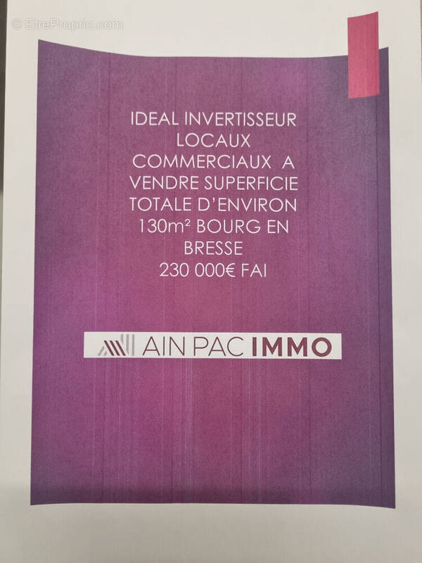 Commerce à BOURG-EN-BRESSE