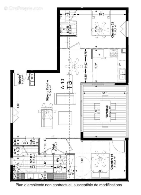 Appartement à SAINT-DENIS