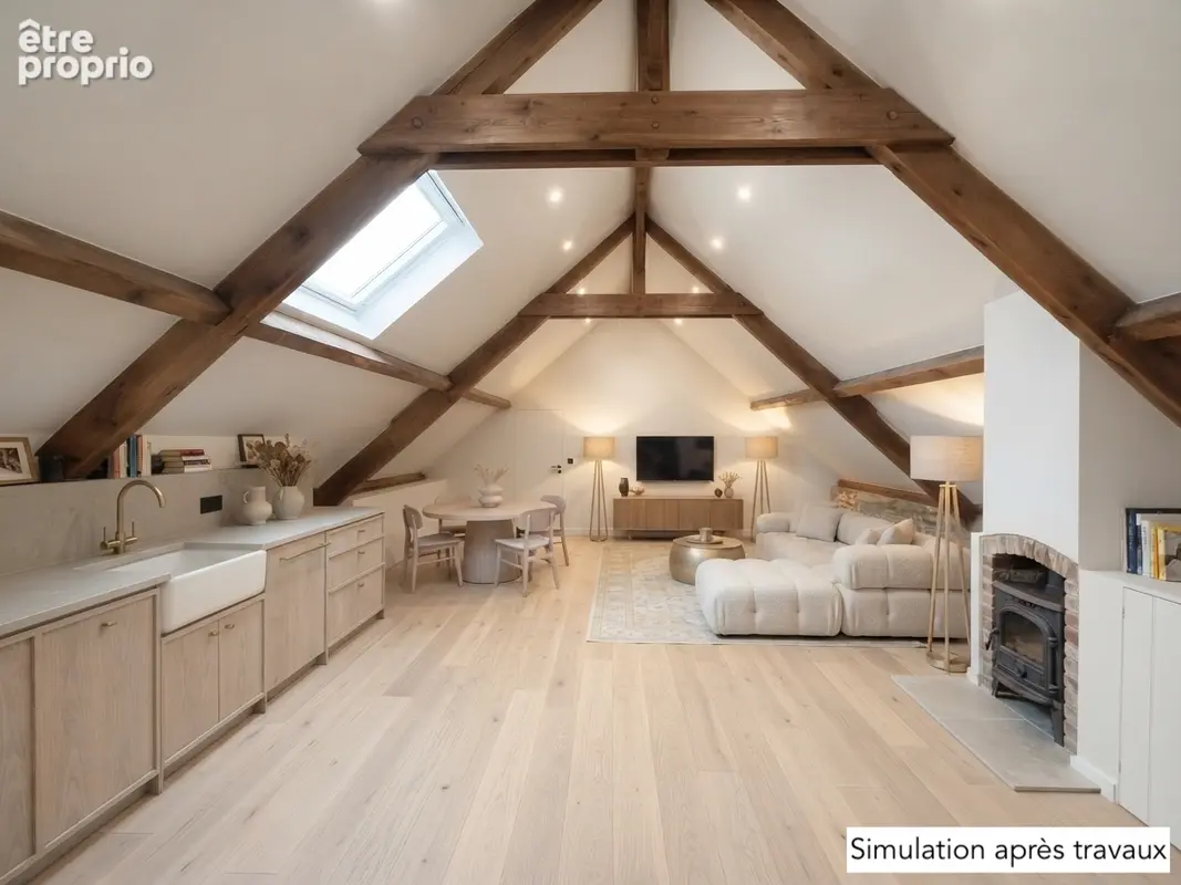 Appartement nouvelle ville - 28 m² - idéal investisseur - plateau à rénover - dernier étage - photo 6