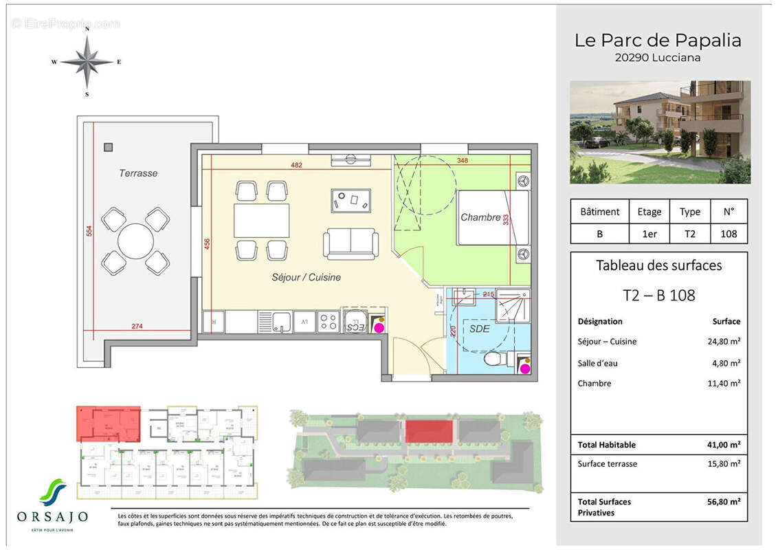 Appartement 41m² à lucciana - photo 2