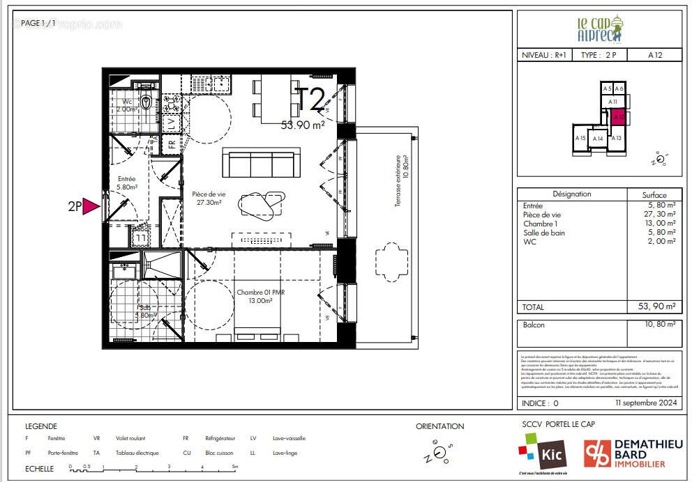 Appartement à LE PORTEL