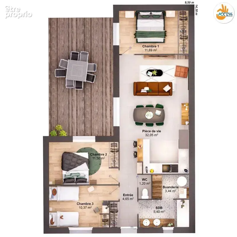 Maison 5 pièces 80 m2 - photo 10
