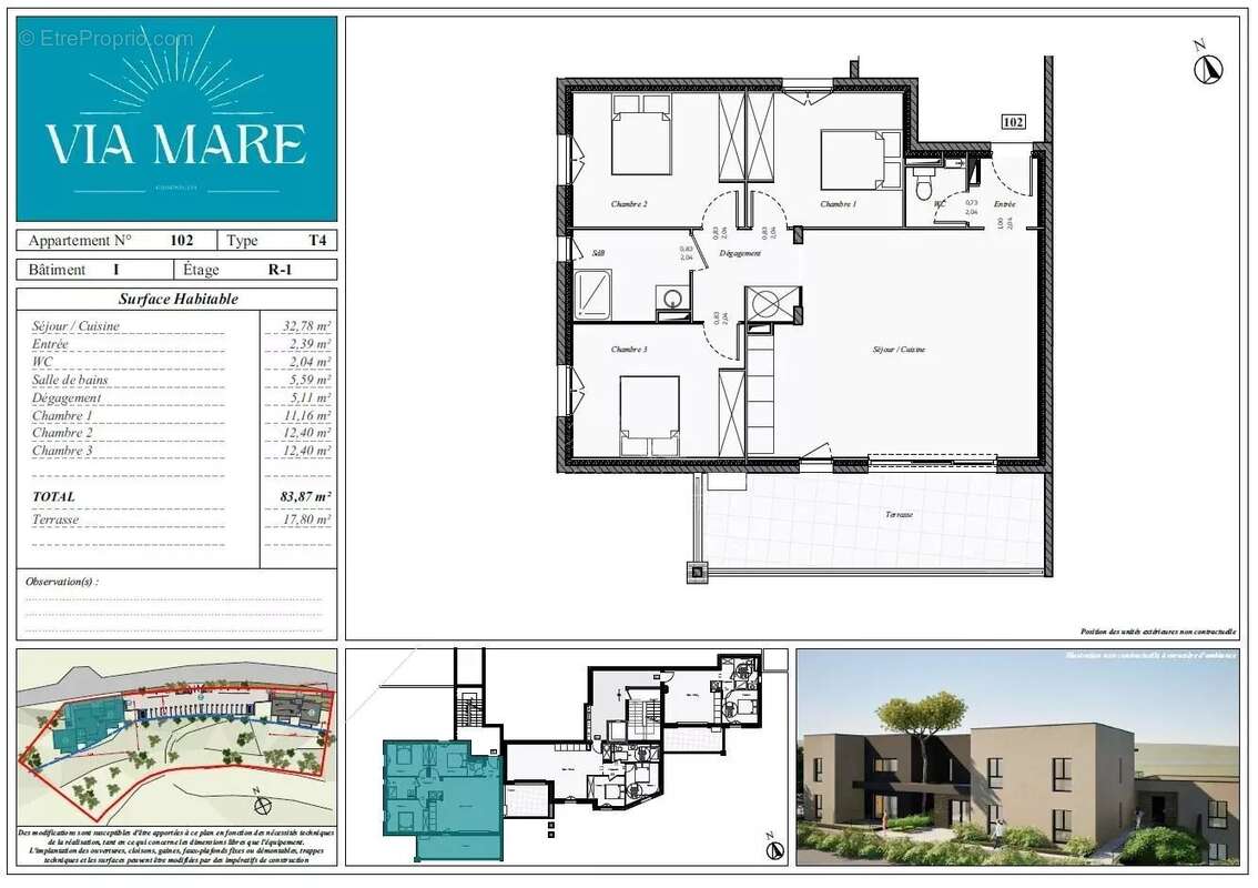 Appartement à GHISONACCIA