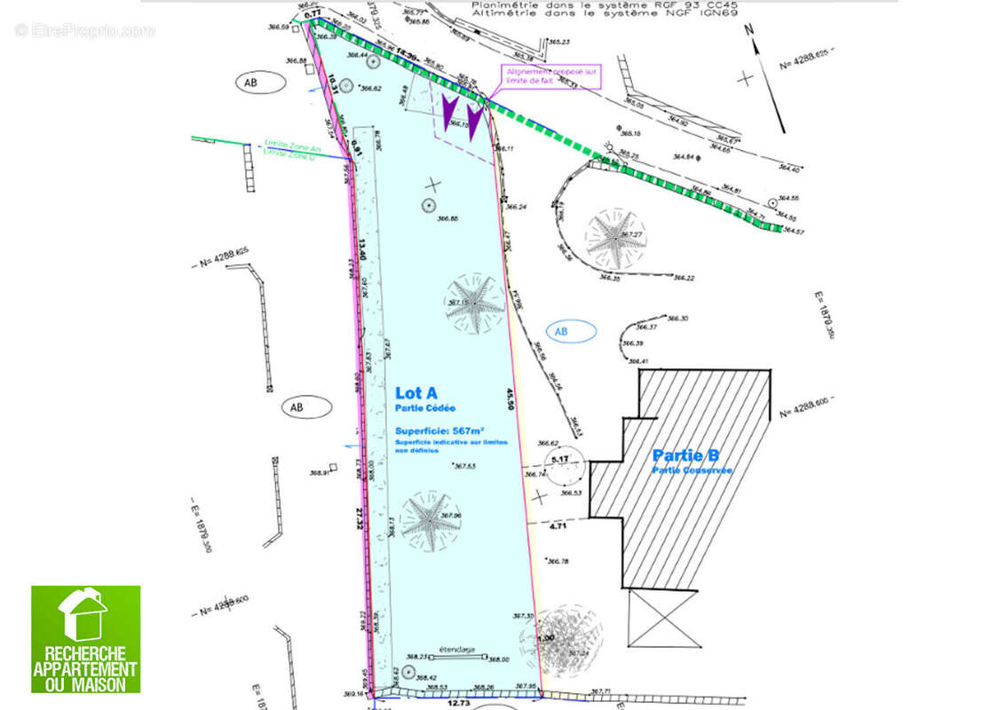 Terrain à ANNOISIN-CHATELANS